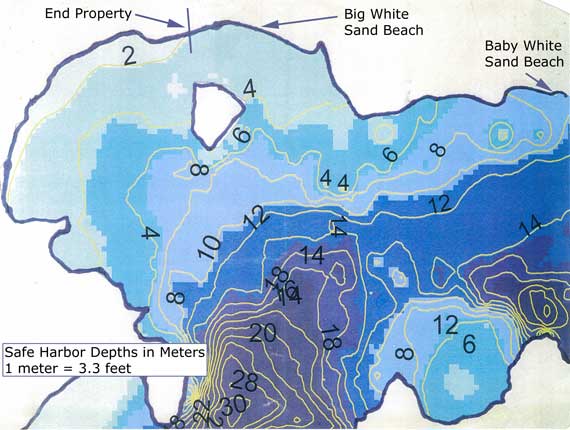 Safe Harbor depth chart